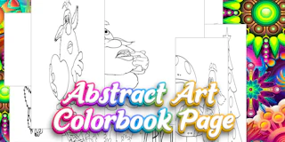 Abstract Art Colorbook Page thumbnail