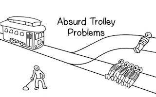 Absurd Trolley Problems