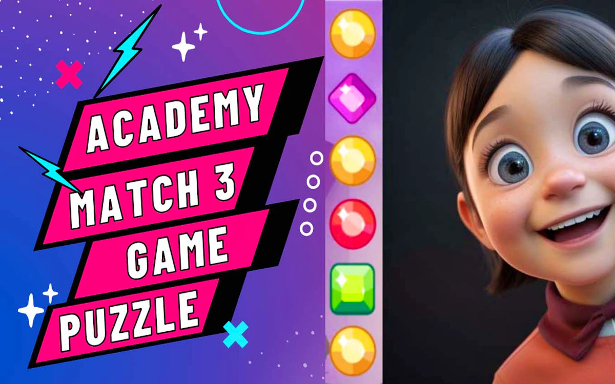 Play Academy Match — free online Match 3 game