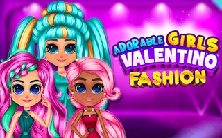 Adorable Girls Valentino Fashion game cover