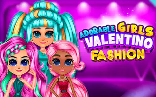 Adorable Girls Valentino Fashion