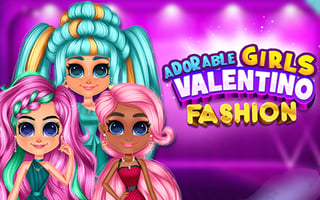 Adorable Girls Valentino Fashion game cover