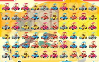 Adorable Puppies In Cars Match 3 game cover
