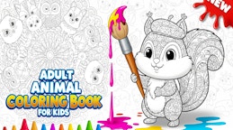 Adult Animal Coloring Book for Kids