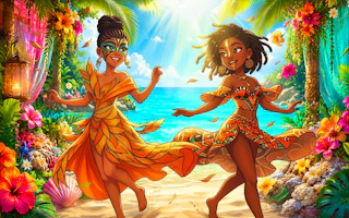 African Princesses Style Island
