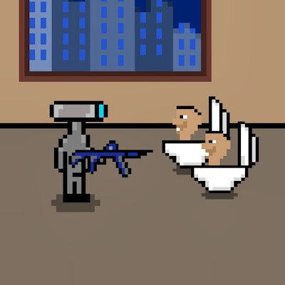Agent Cameraman Skibidi Toilet By Gamepix