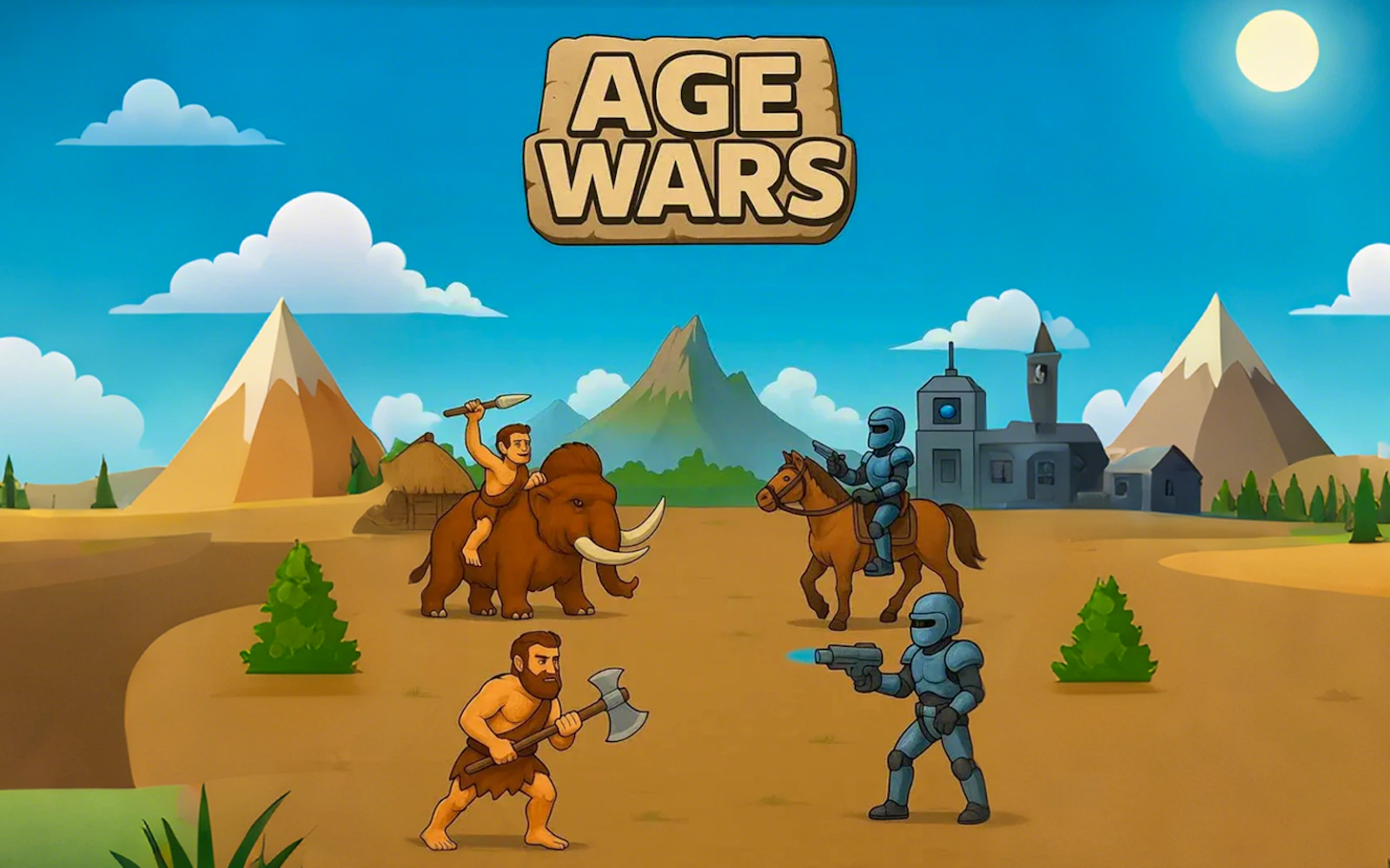 AgeWars — free online strategy game on Glaze Games