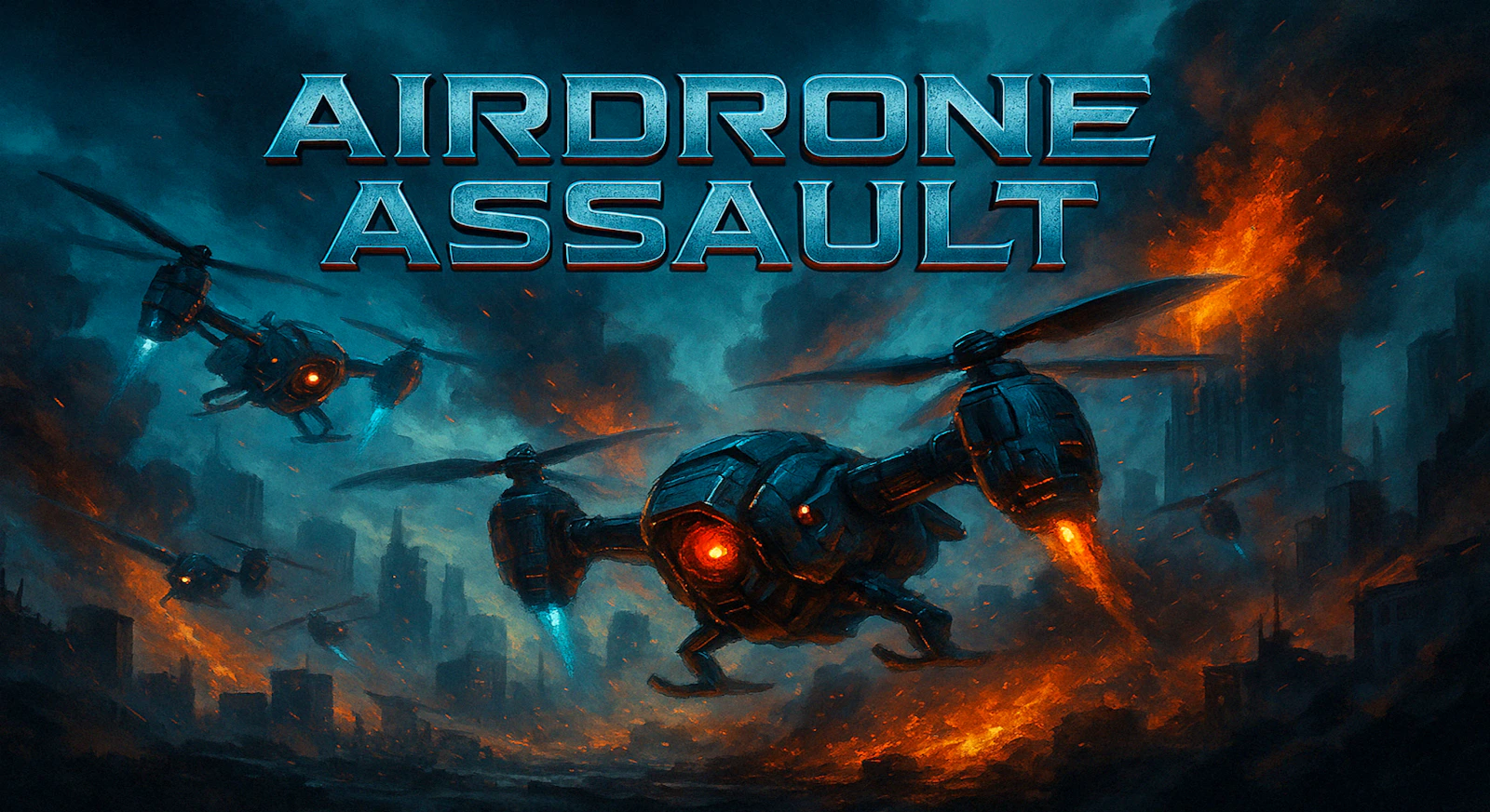 Airdrone Assault — free online fps game on Glaze Games