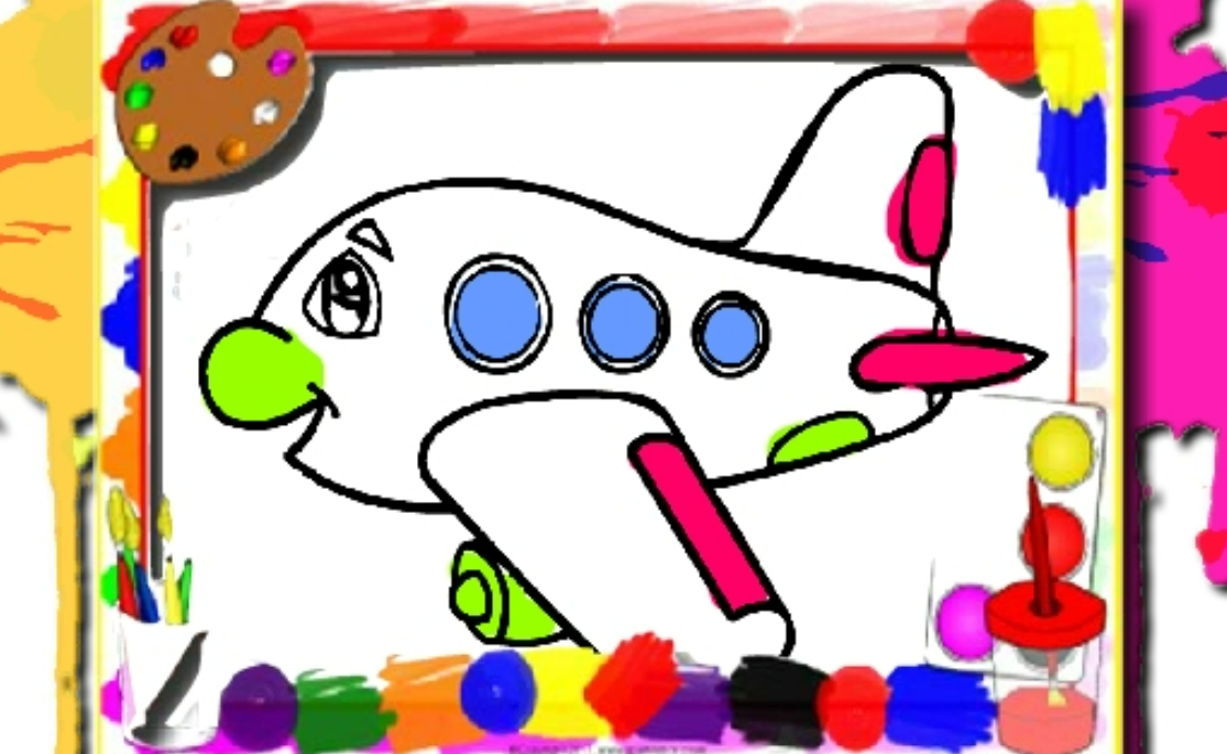 airplane coloring book