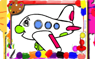 Airplane Coloring Book game cover