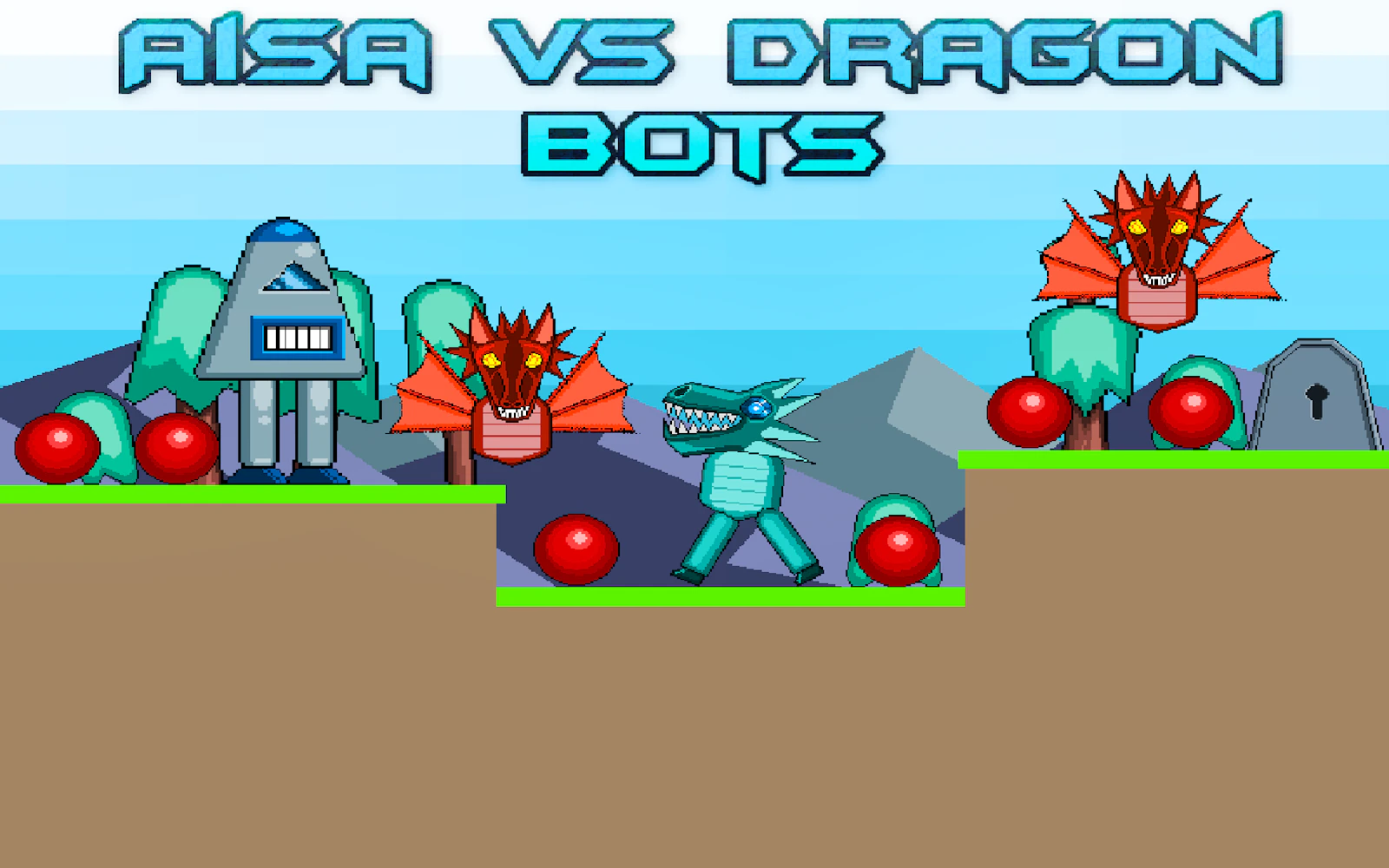 Aisa vs Dragon Bots — free online arcade game on Glaze Games