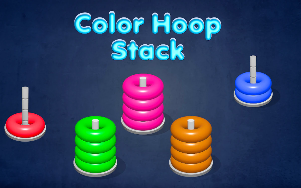 Play Color Hoop Stack — free online Arcade game