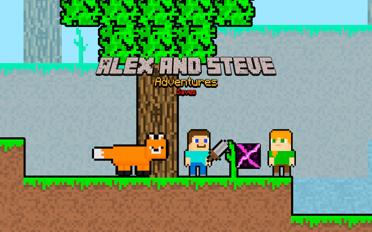 Play Alex and Steve Adventures Saves — free online Two Player game