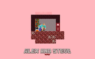 Alex And Steve Nether game cover