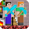 Alex and Steve Nether banner