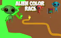 Course de couleurs extraterrestre