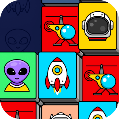 Alien Mahjong By Gamepix