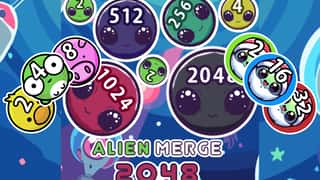 Alien Merge 2048 game cover