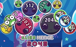 Alien Merge 2048 game cover