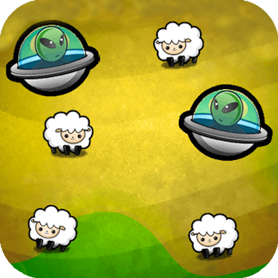Alien Vs Sheep By Gamepix