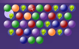 Aliens Bubble Shooter game cover