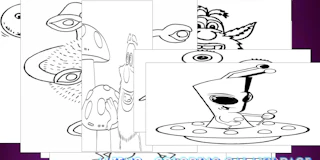 Aliens - Coloring Galaxy Page thumbnail