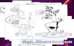 Aliens - Coloring Galaxy Page