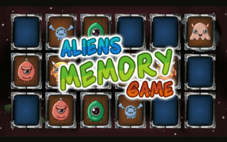 Aliens Memory Game game cover