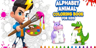 Alphabet Animal Coloring Book for Kids thumbnail