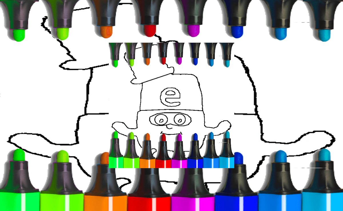 Play Alphablocks Coloring Pages — free online Kids game