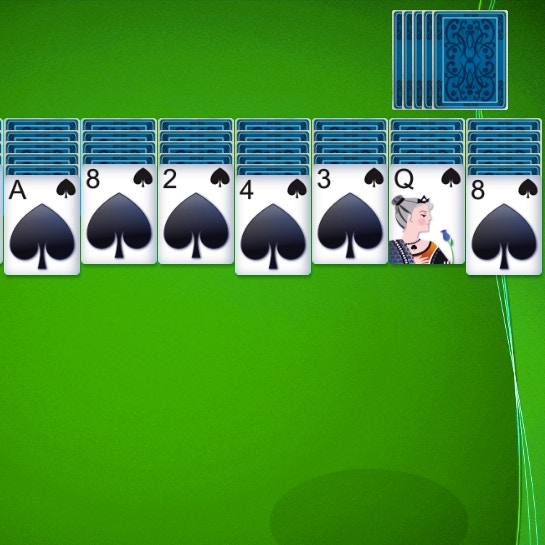 Spider Solitaire Blue em Jogos na Internet