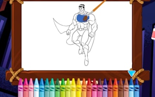 Amazing Superheroes Coloring