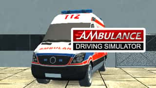 Ambulance Driving Simulator game cover