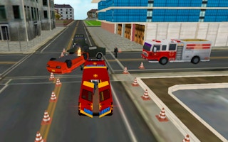 Ambulance Rescue Driver Simulator 2018 game cover