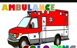 Ambulance Trucks Coloring game cover