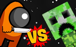 Among Vs Creeper game cover