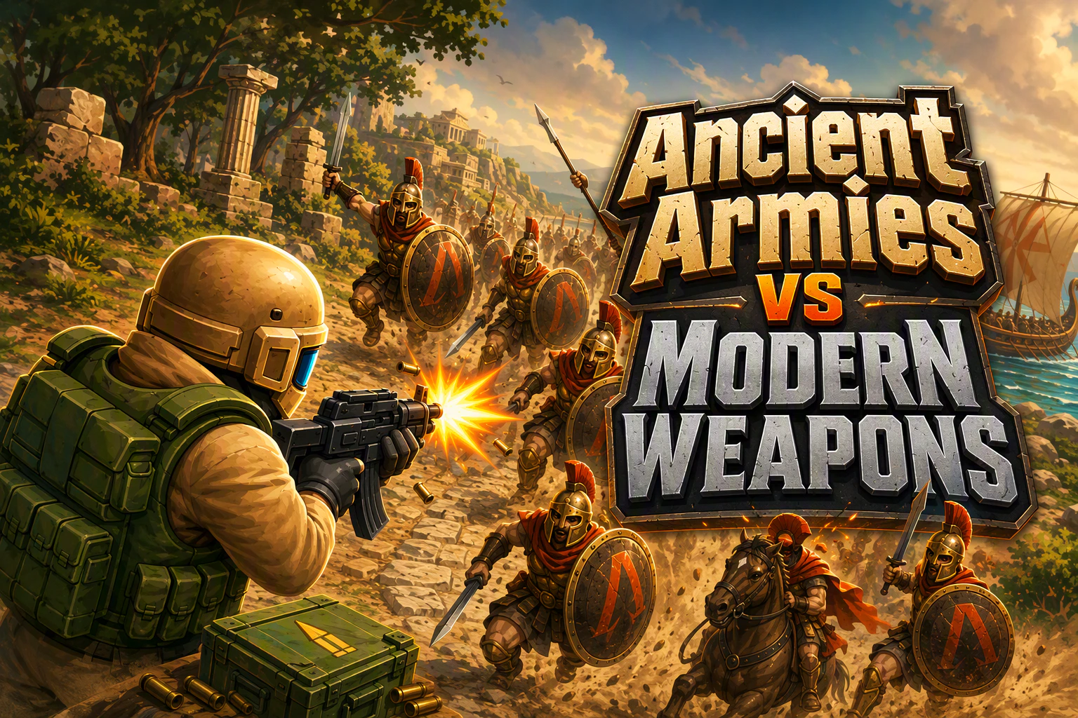 Ancient Armies vs Modern Weapons