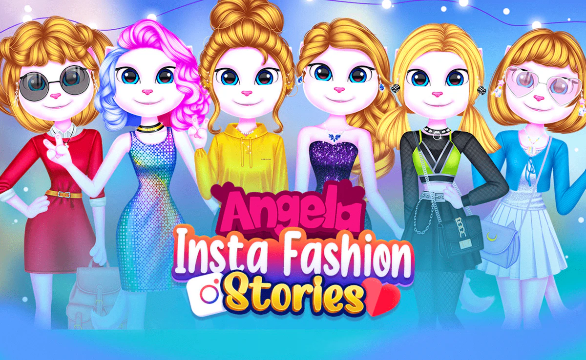 Play Angela Insta Fashion Stories — free online Kids game