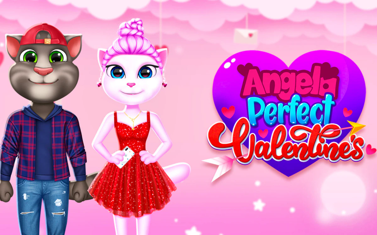 Play Angela Perfect Valentine — free online Kids game