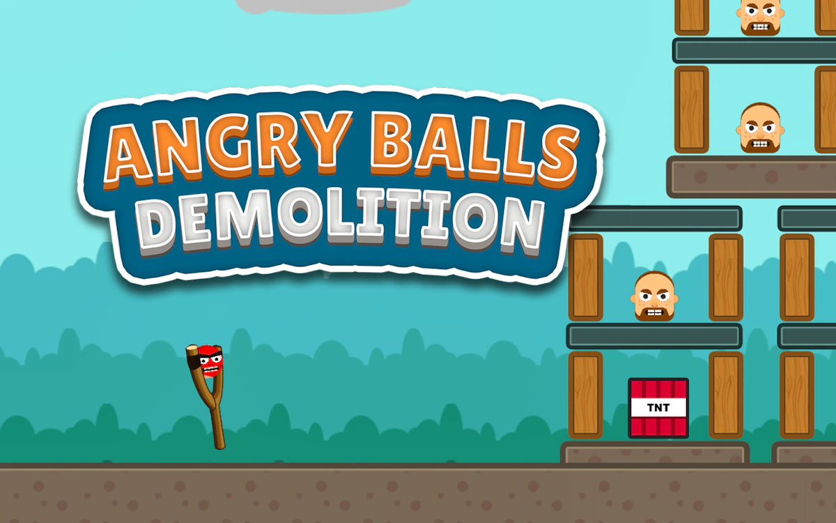 Play Angry Balls - Demolition — free online Shooter game