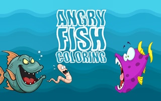 Angry Fish Coloring game cover