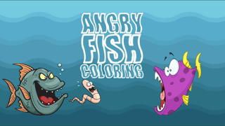 Angry Fish Coloring game cover