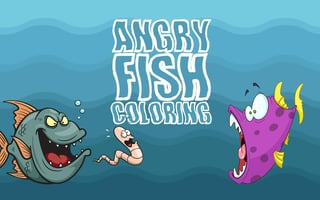 Angry Fish Coloring