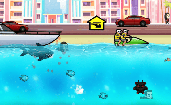 Angry Shark Miami - Online Game - Play for Free
