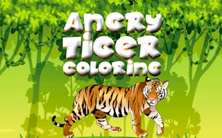 Angry Tiger Coloring game cover