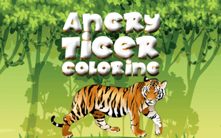 Angry Tiger Coloring game cover