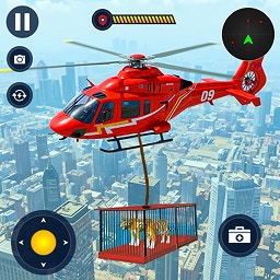 Animal Helicopter Rescue Game