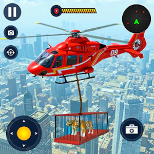 Animal Helicopter Rescue Game Thumbnail