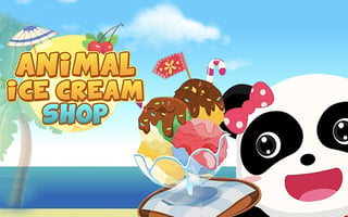 Animal Ice Cream Shop game cover
