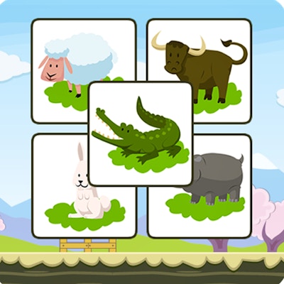 Animal Kids Memory By Gamepix